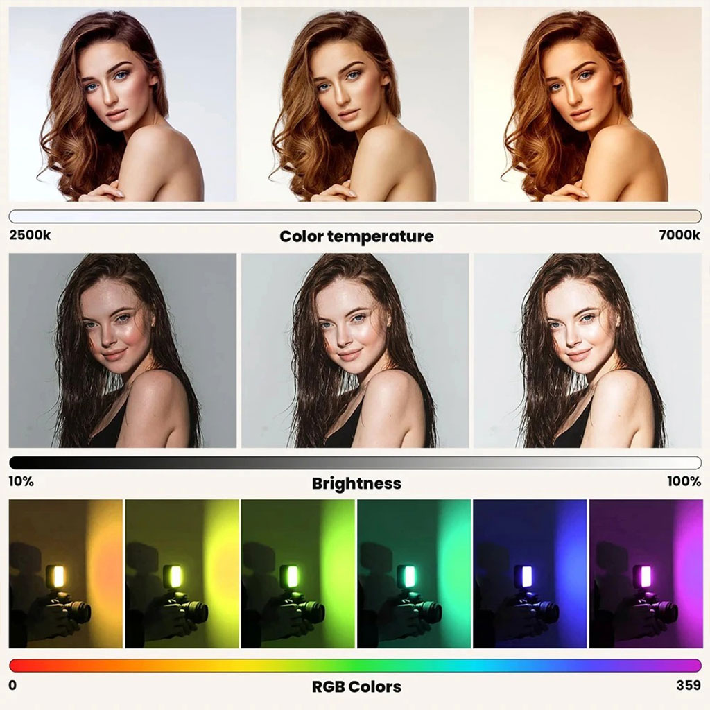 U80PRO RGB Selfie Fill Light 3000-9900K