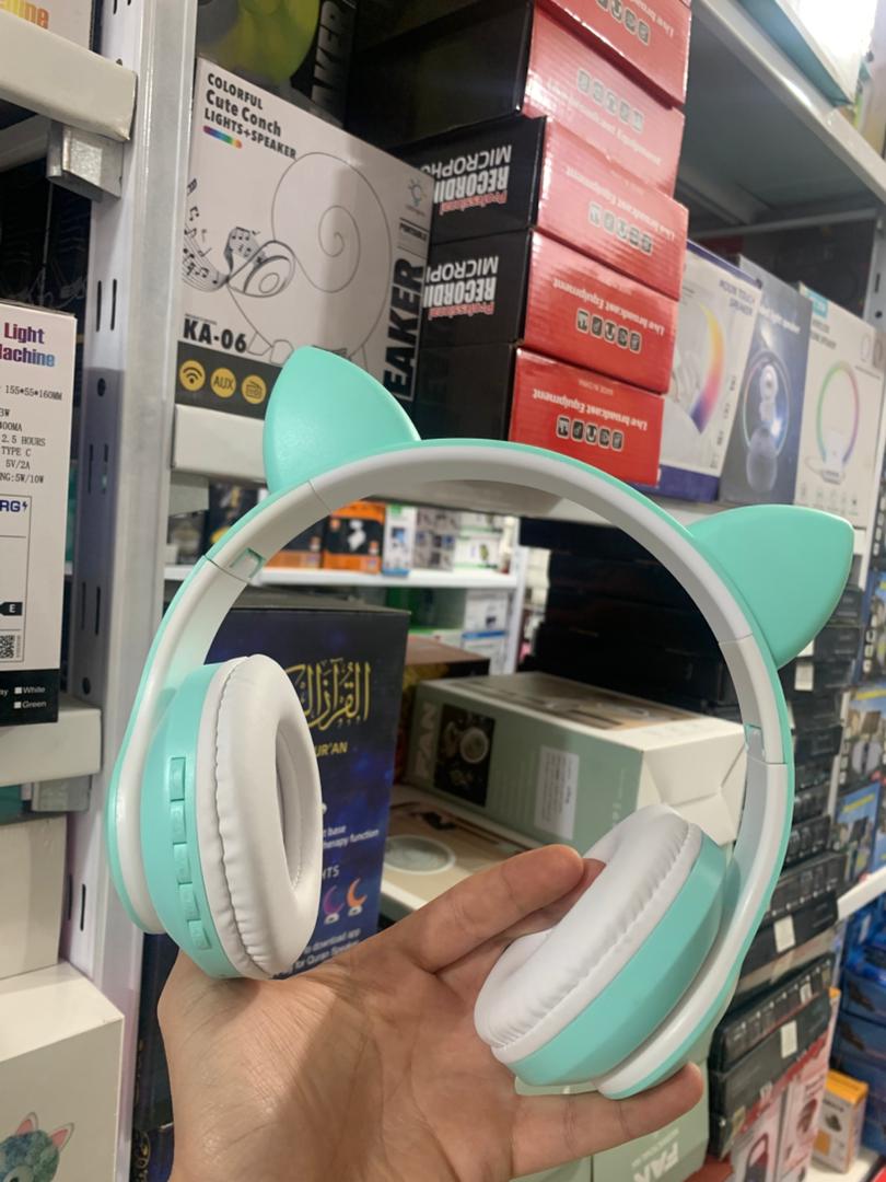 Casque Bluetooth sans fil oreilles de chat XY-231