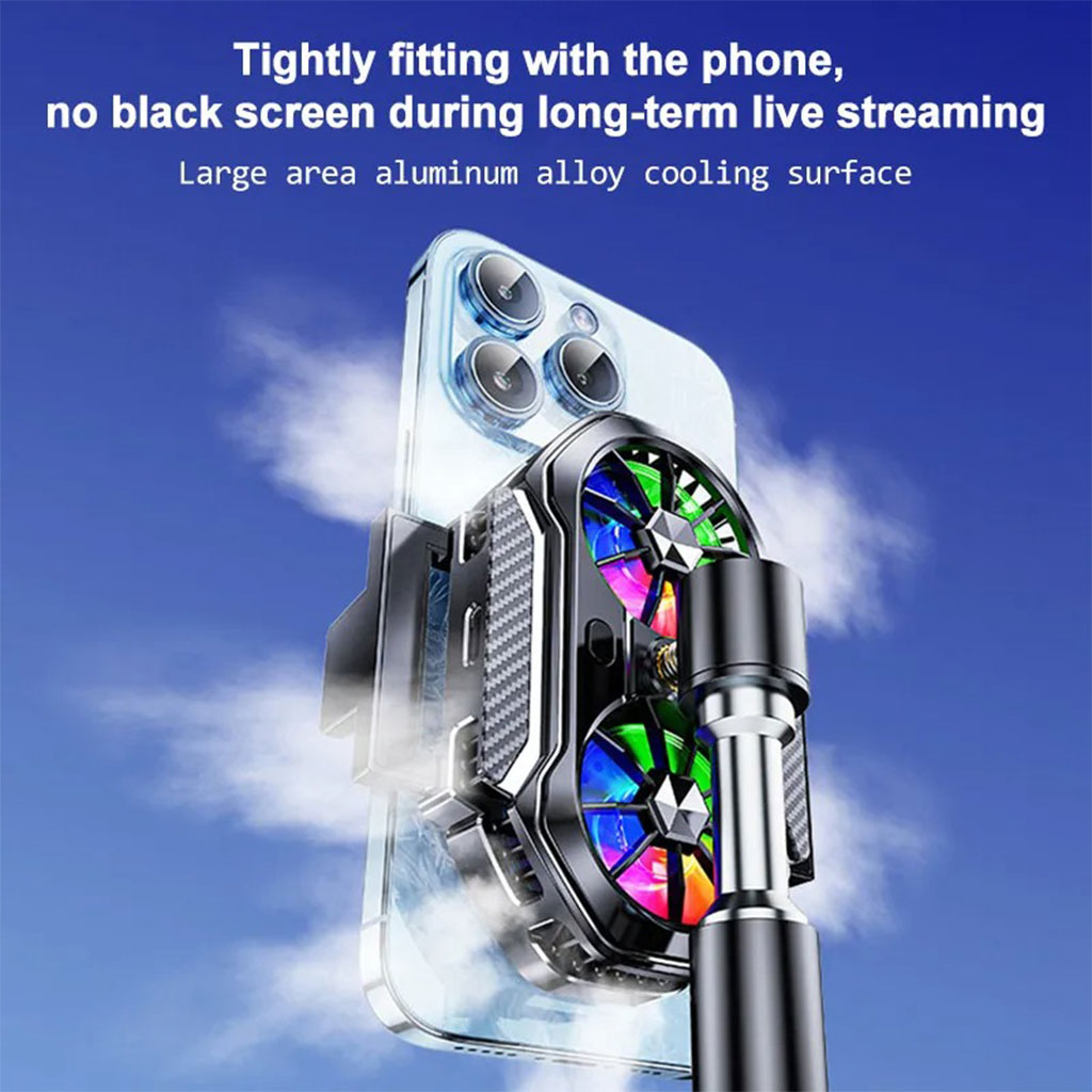 Refroidisseur de téléphone portable à double ventilateur FS06 – مبرد هواتف