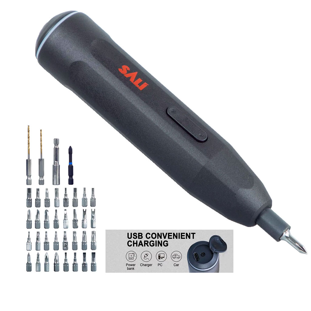 SALI 39-in-1 Cordless Electric Screwdriver, 1200mAh Lithium Battery
