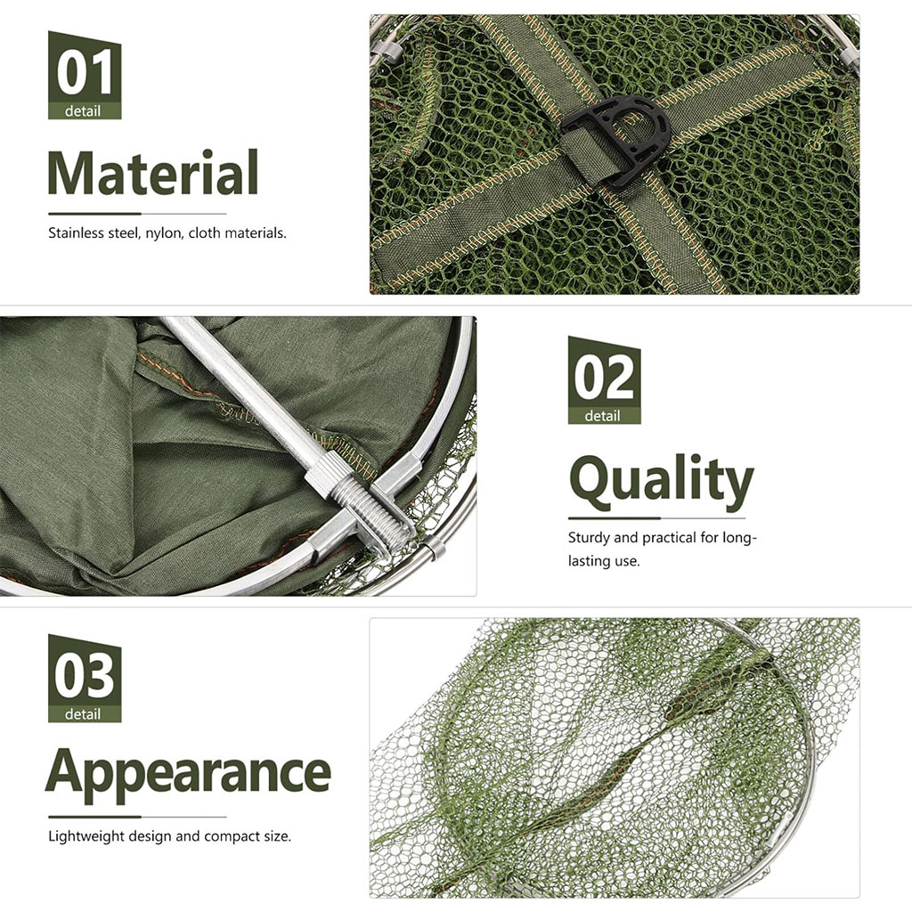Foldable fishing net