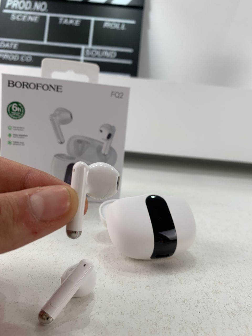Borofone Écouteurs sans fil FQ2 Hi-Fi Audio – سماعات لاسلكية أصلية