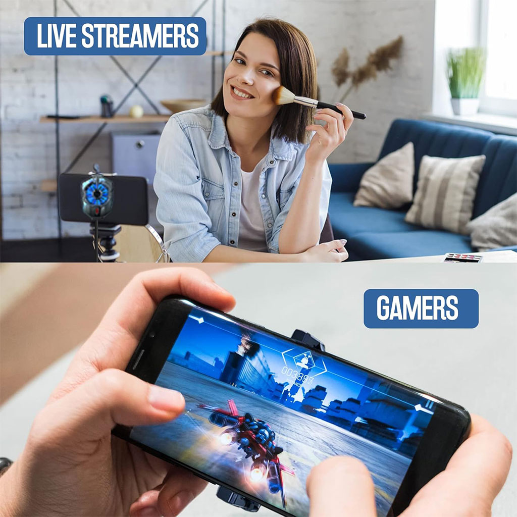 refroidisseur de téléphone portable 2 vitesse à faible bruit X20 – مروحة تبريد الهاتف