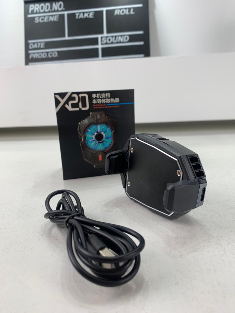 refroidisseur de téléphone portable 2 vitesse à faible bruit X20 – مروحة تبريد الهاتف