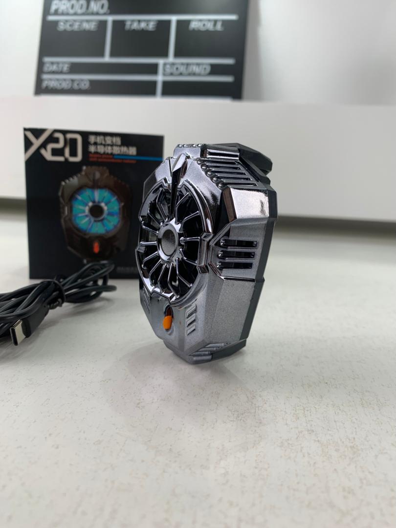 refroidisseur de téléphone portable 2 vitesse à faible bruit X20 – مروحة تبريد الهاتف