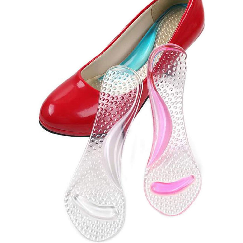 Gel massage insole for flat feet correction