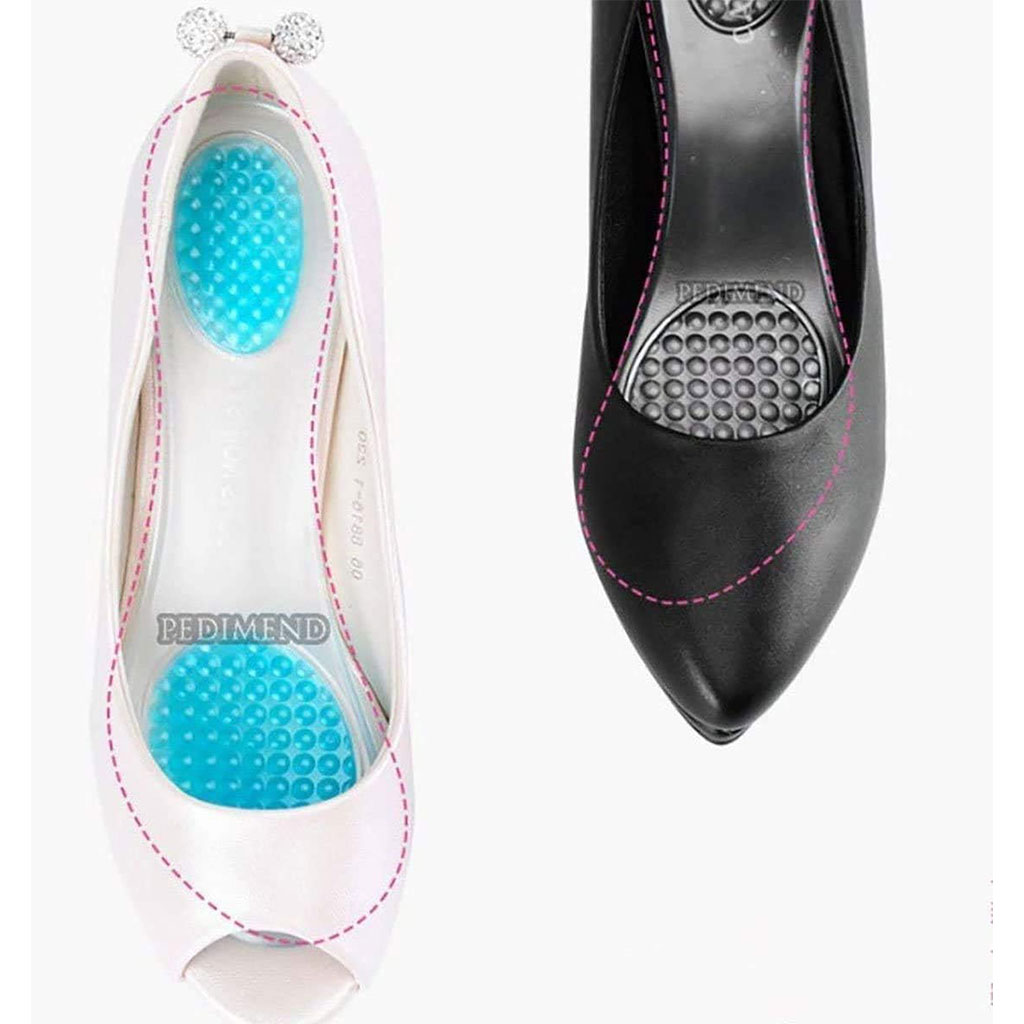 Gel massage insole for flat feet correction