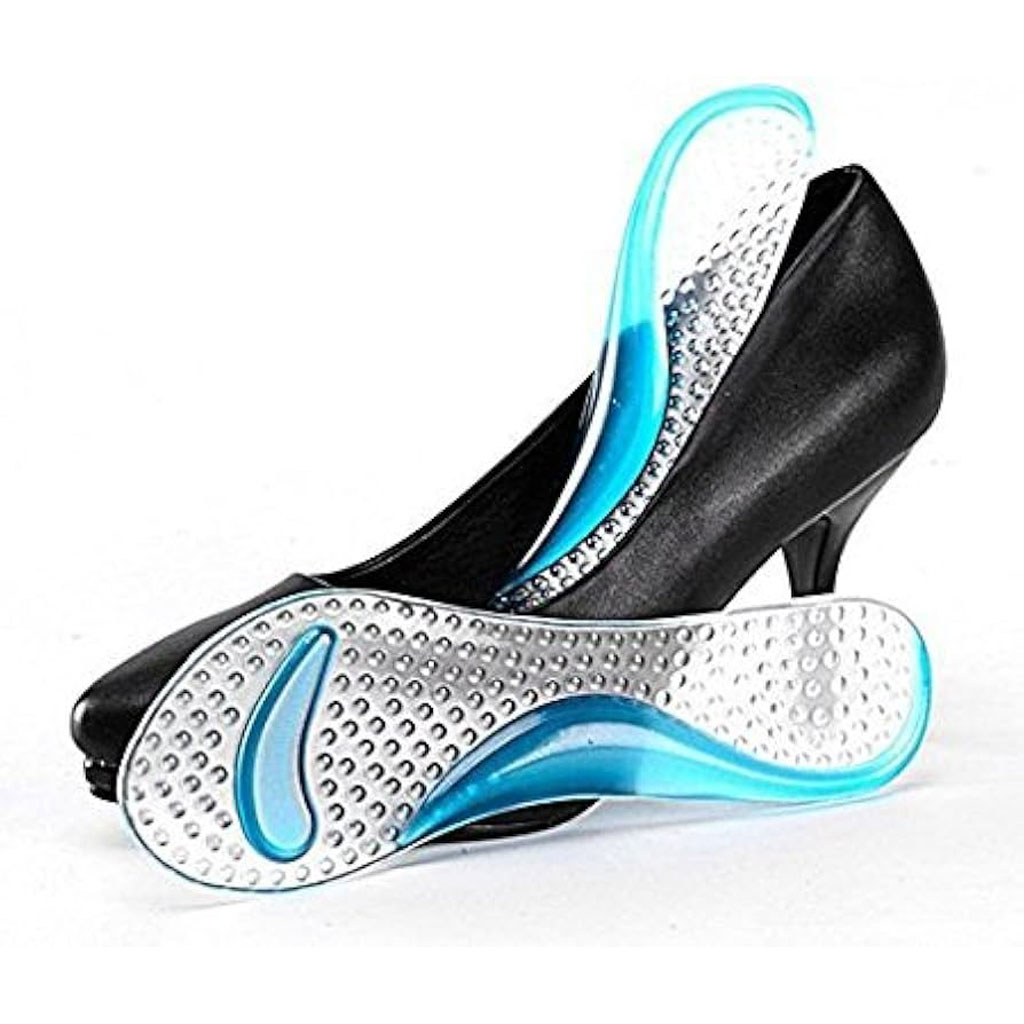 Gel massage insole for flat feet correction