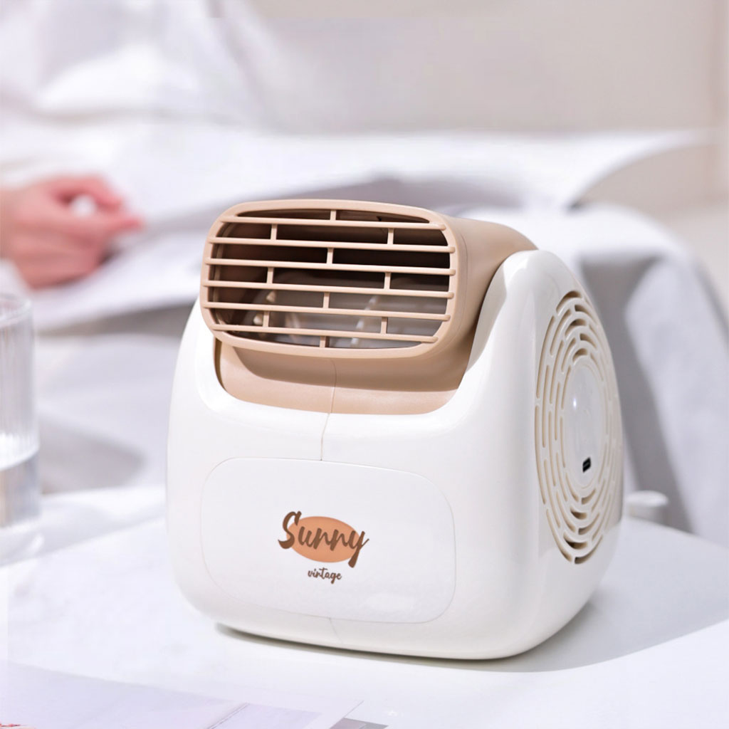 Climatiseur portable rechargeable Sunny design vintage