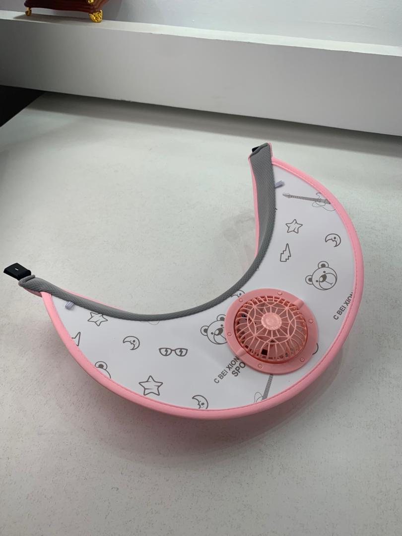 Kids summer hat with fan