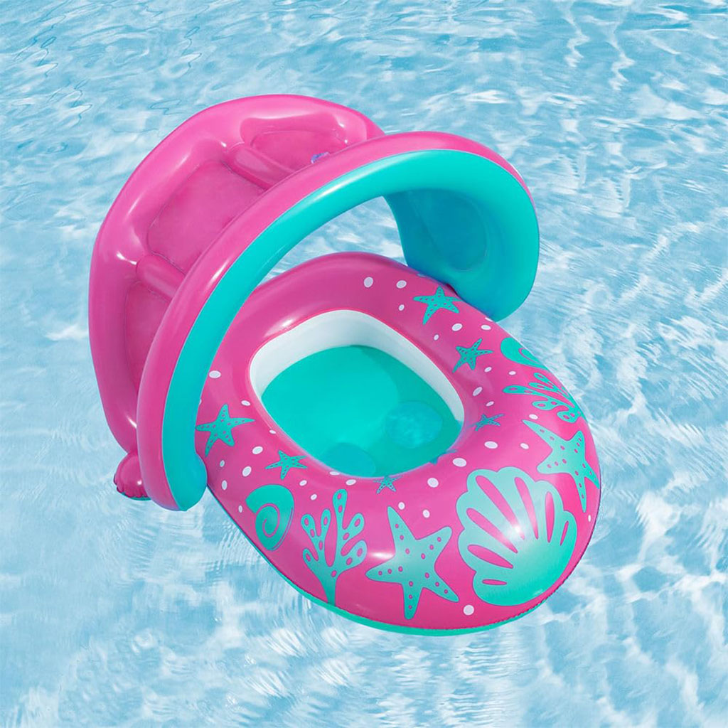 Bouée gonflable pour enfants avec toit anti-UV Bestway 34091
