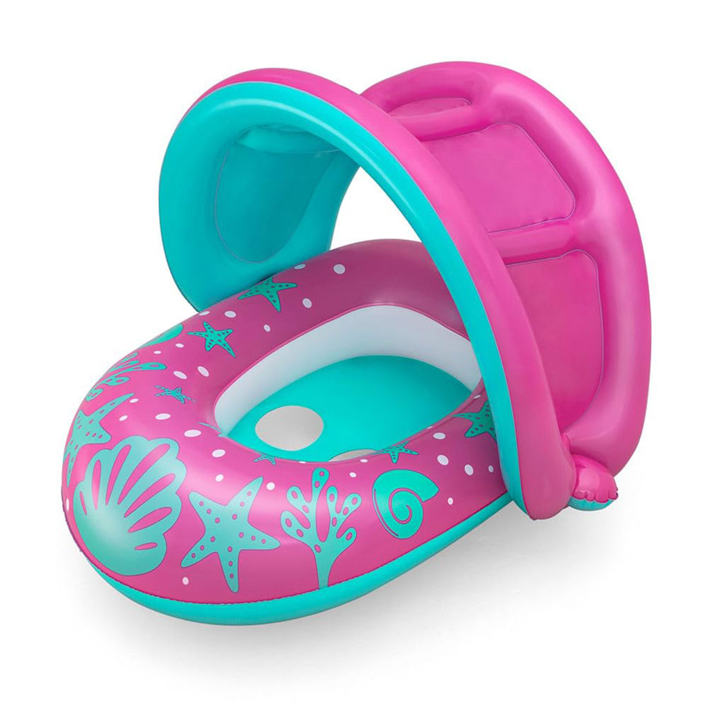 Bouée gonflable pour enfants avec toit anti-UV Bestway 34091