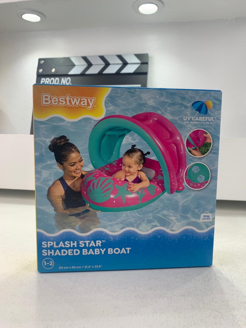Bouée gonflable pour enfants avec toit anti-UV Bestway 34091