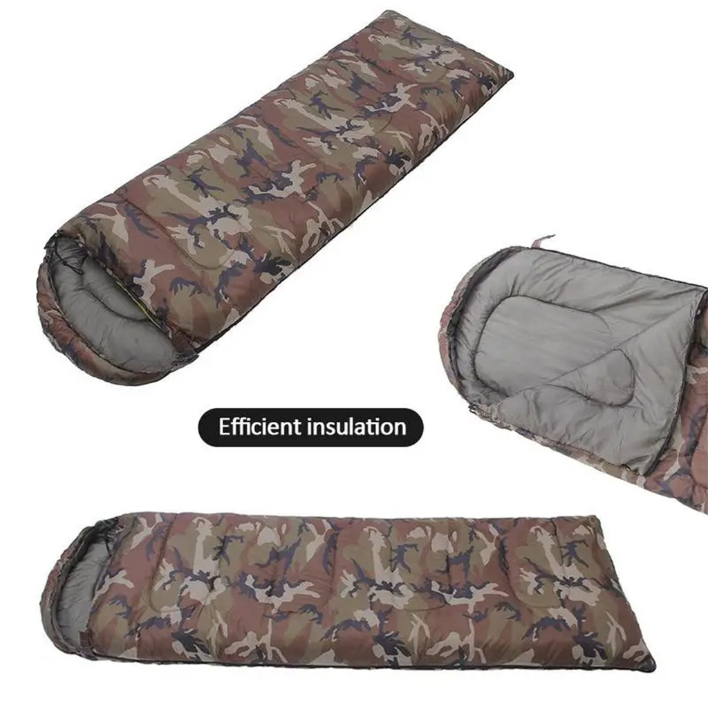 Sac de Couchage Imperméable pour Camping Motif Camouflage – حقيبة نوم للتخيم