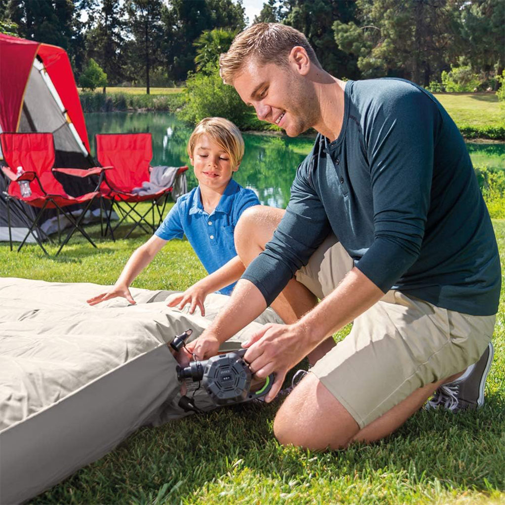 Pompe électrique rechargeable 220V /12V (650 l/min) Intex 66642 – مضخة هواء قابلة للشحن