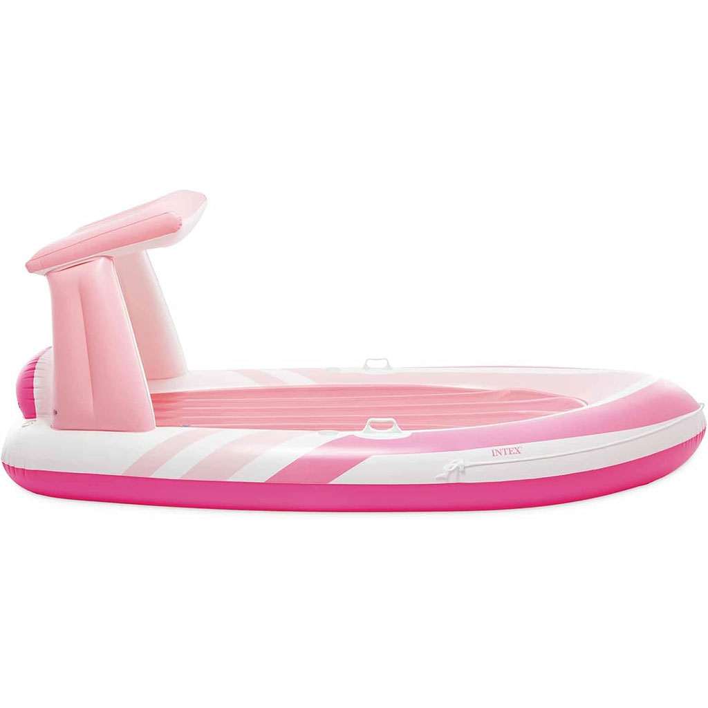 Intex 57804EU Pink Paradise Inflatable Mattress with Canopy and Cup Holder
