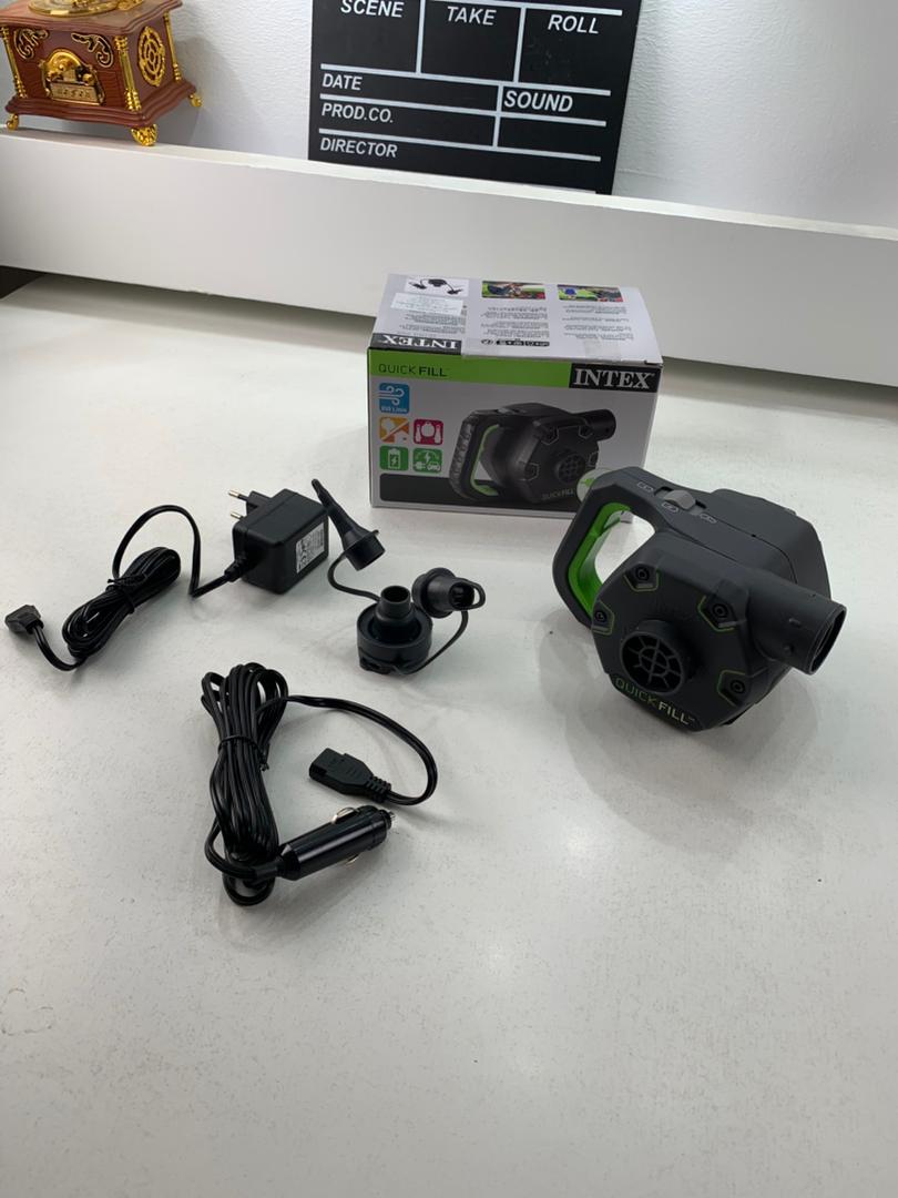 Pompe électrique rechargeable 220V /12V (650 l/min) Intex 66642 – مضخة هواء قابلة للشحن