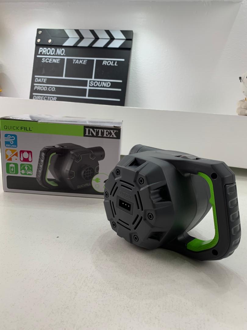 Pompe électrique rechargeable 220V /12V (650 l/min) Intex 66642 – مضخة هواء قابلة للشحن