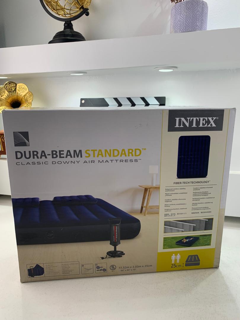 Dura-Beam Matelas Gonflable Technologie Fiber-Tech Intex 64765 – فرشة هوائية حجم كبير لشخصين