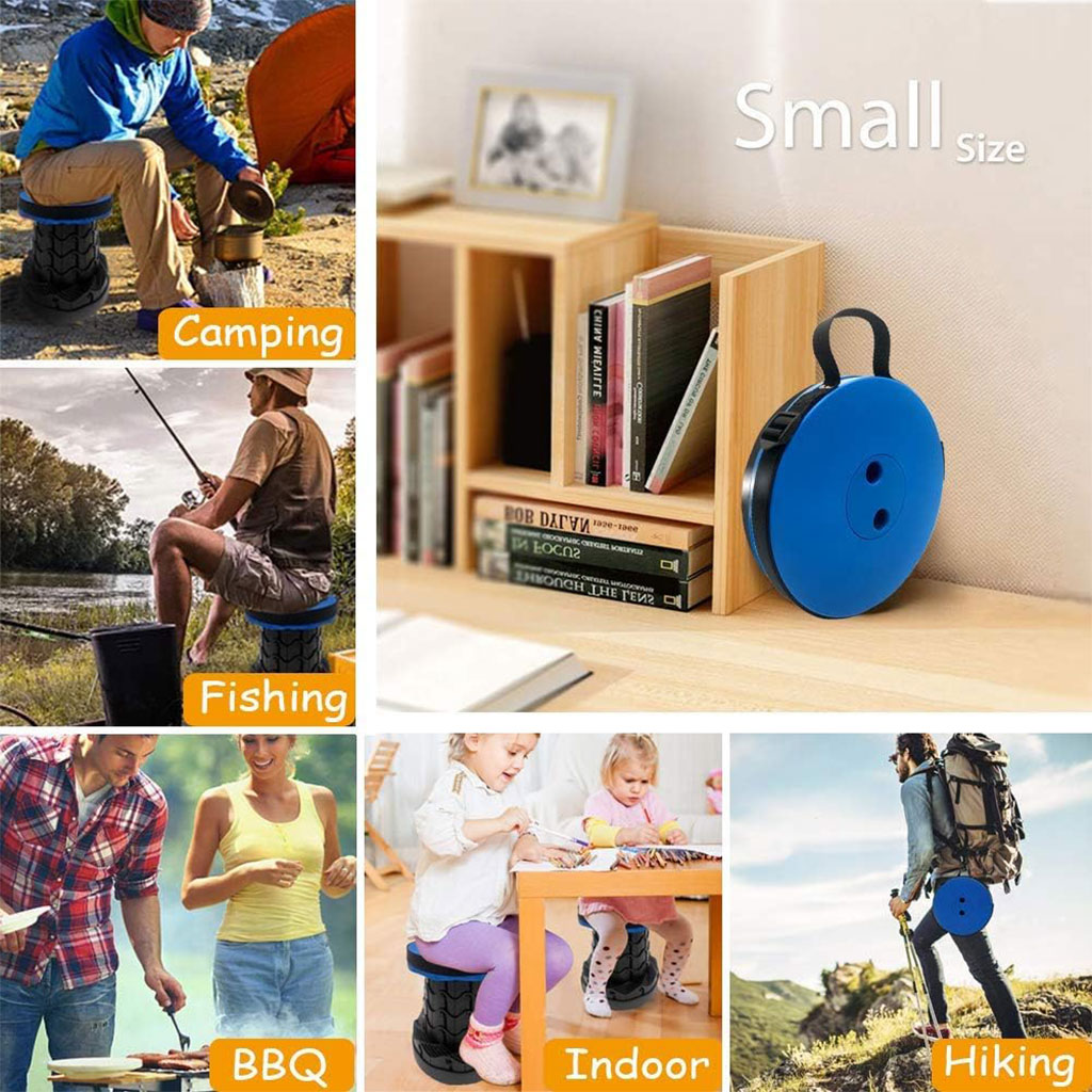 Tabouret Télescopique Portable pour Camping et Sorties – كرسي تليسكوبي محمول