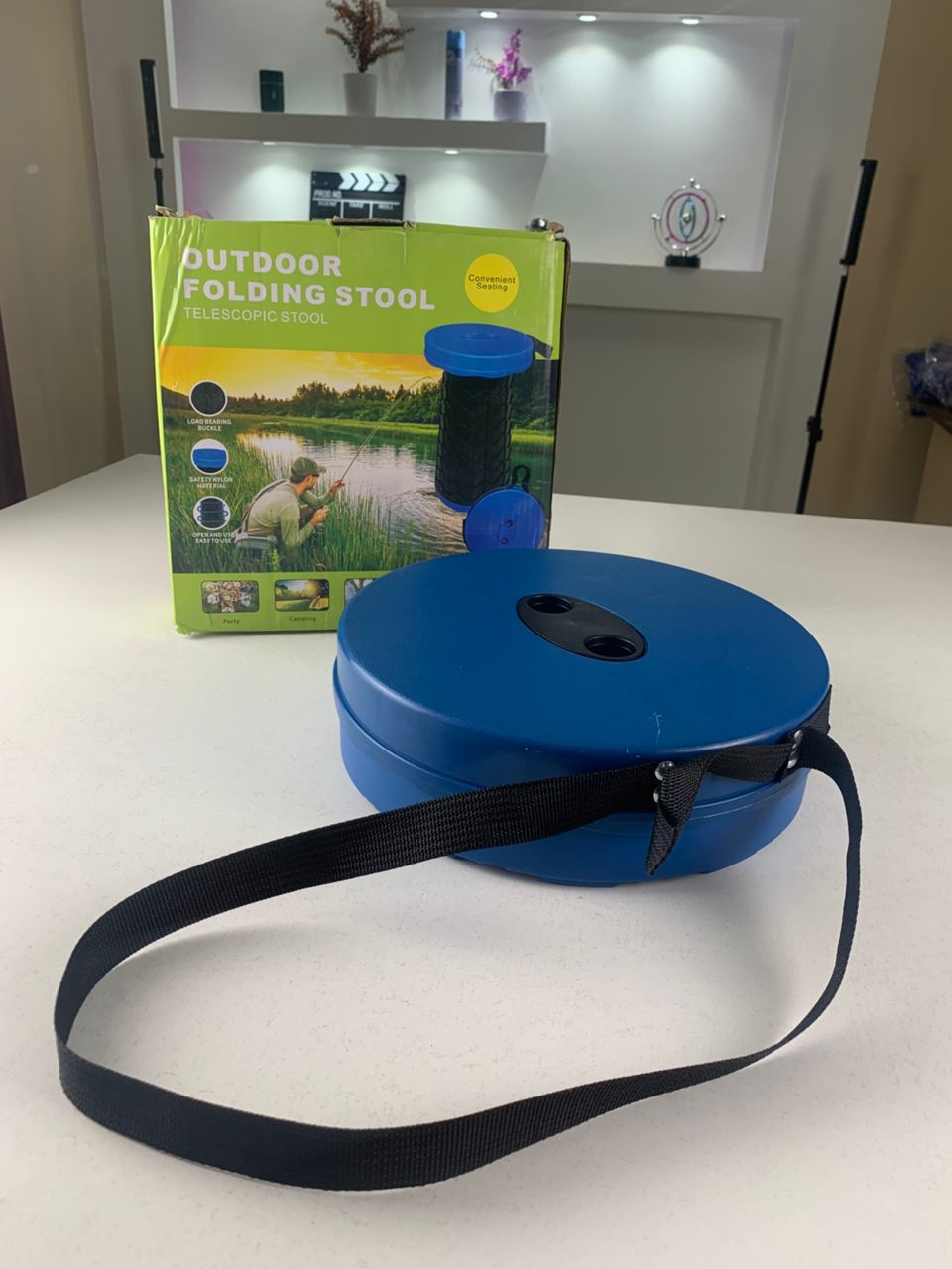 Tabouret Télescopique Portable pour Camping et Sorties – كرسي تليسكوبي محمول