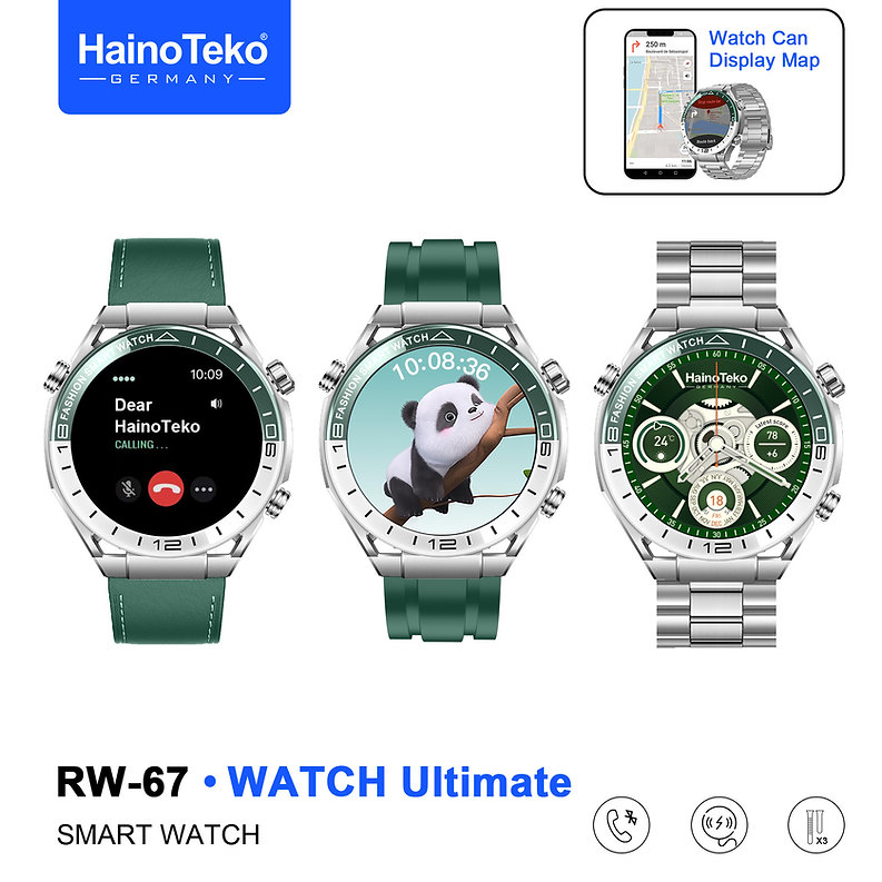 Smart Watch Haino Teko RW67 avec Fonction de Lecture de Maps – ساعة ذكية أصلية