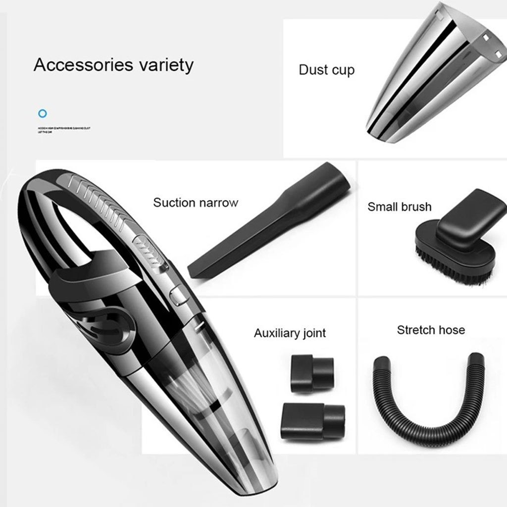 Portable cordless car vacuum cleaner 120W