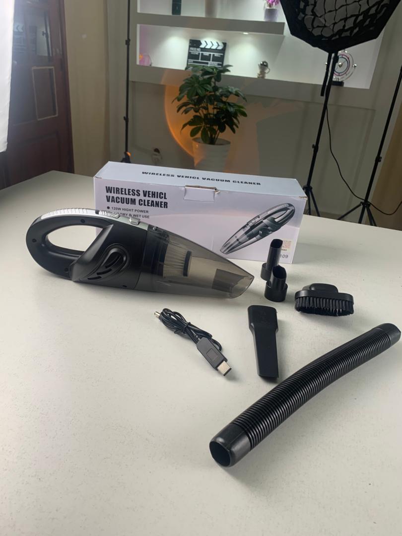 Portable cordless car vacuum cleaner 120W