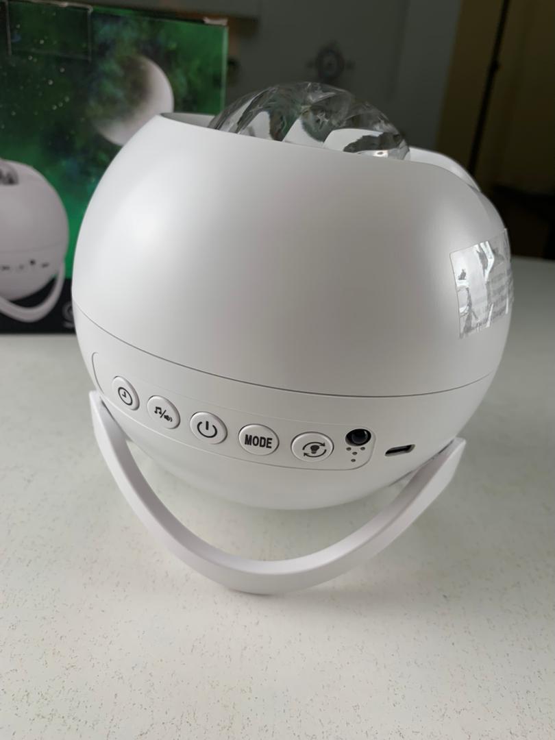 Projecteur d'aurores et haut-parleur Bluetooth, 15 modes d'éclairage