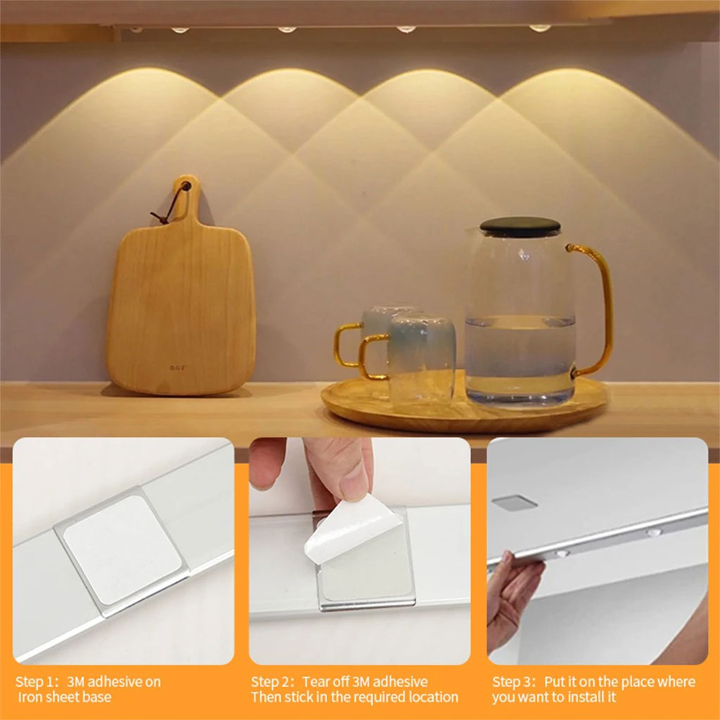 Rechargeable LED motion sensor light, 3 modes