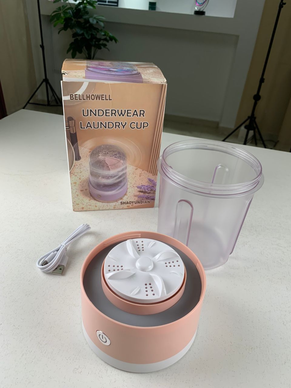 Portable rechargeable mini washing machine for underwear