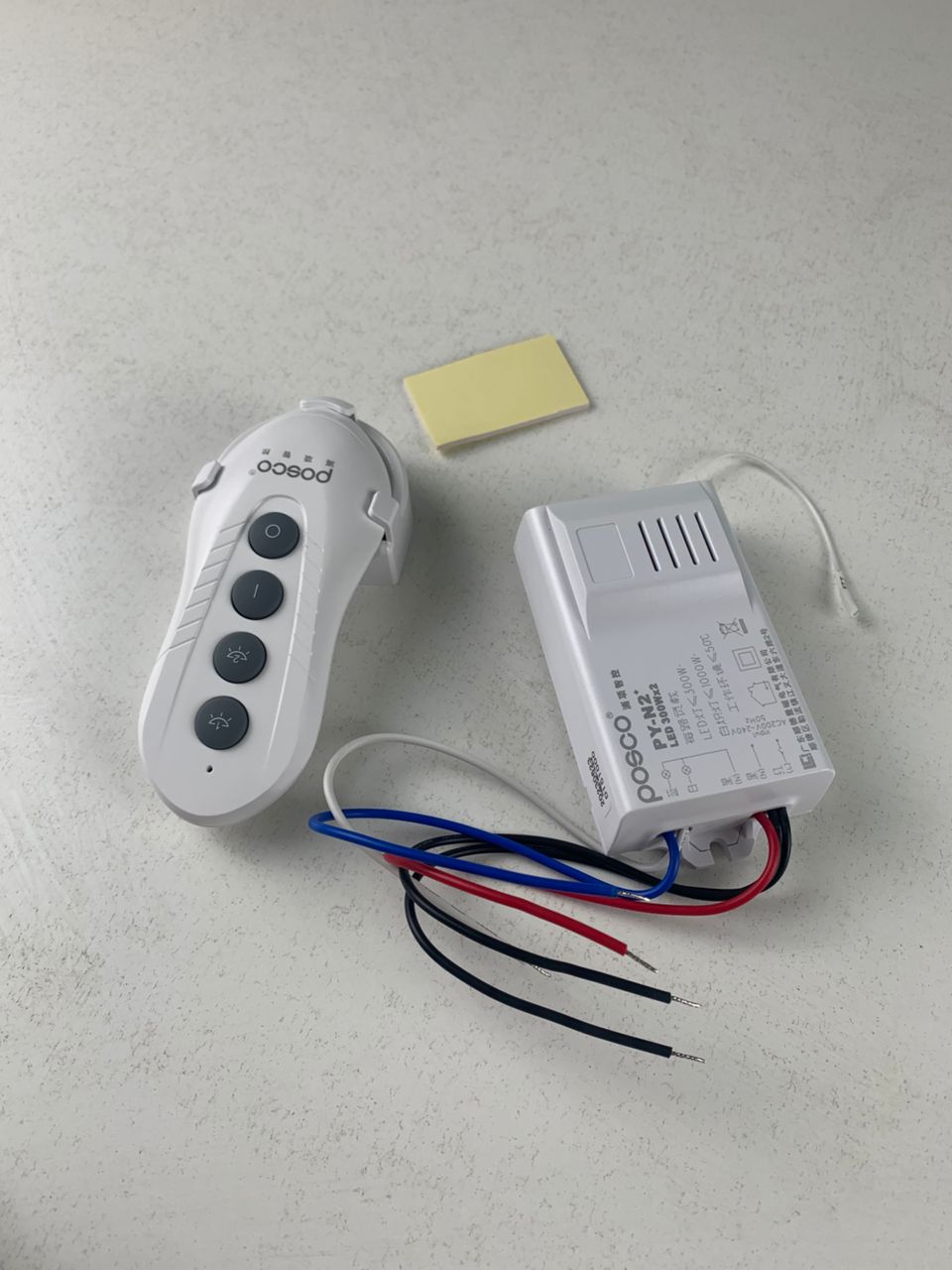 Télécommande d'éclairage sans fil Posco 3 canaux