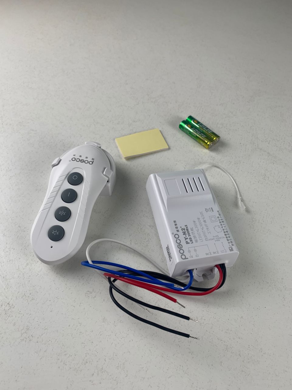 Télécommande d'éclairage sans fil Posco 3 canaux