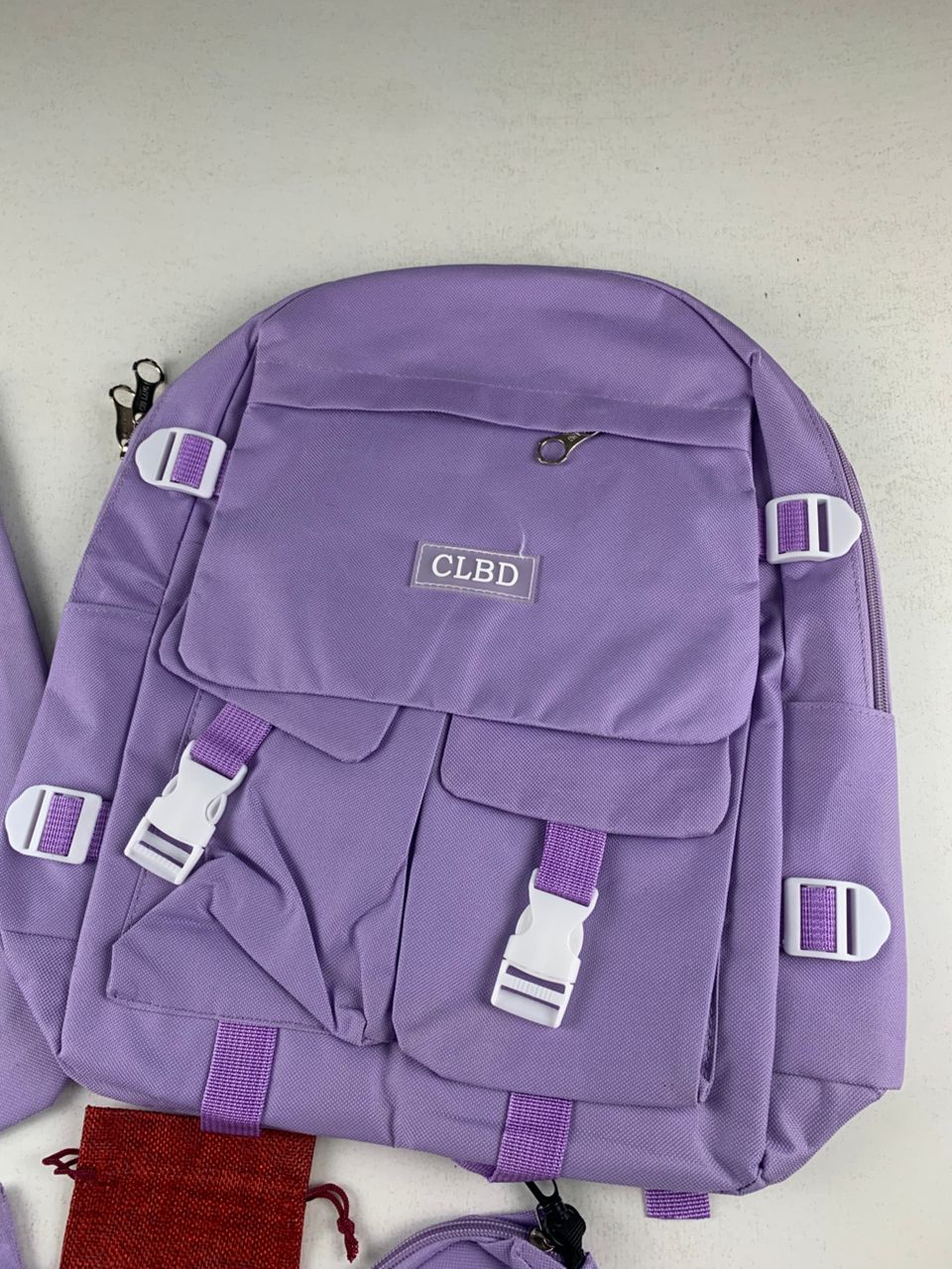 Ensemble de sacs d’école Kawai pour adolescents 5Pcs CLBD V2 Mauve – محفظة 5 قطع كاواي بنفسجي