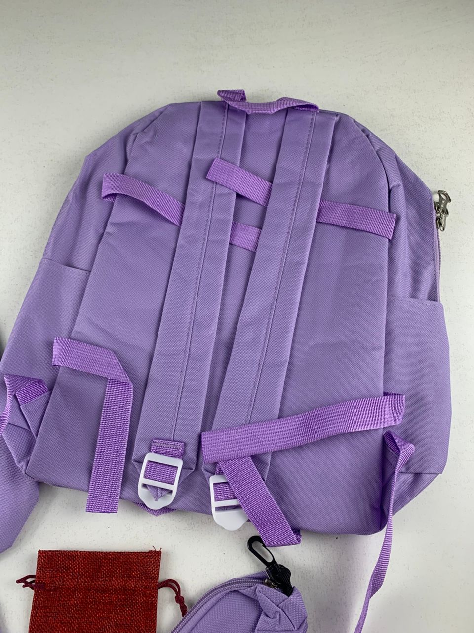 Ensemble de sacs d’école Kawai pour adolescents 5Pcs CLBD V2 Mauve – محفظة 5 قطع كاواي بنفسجي