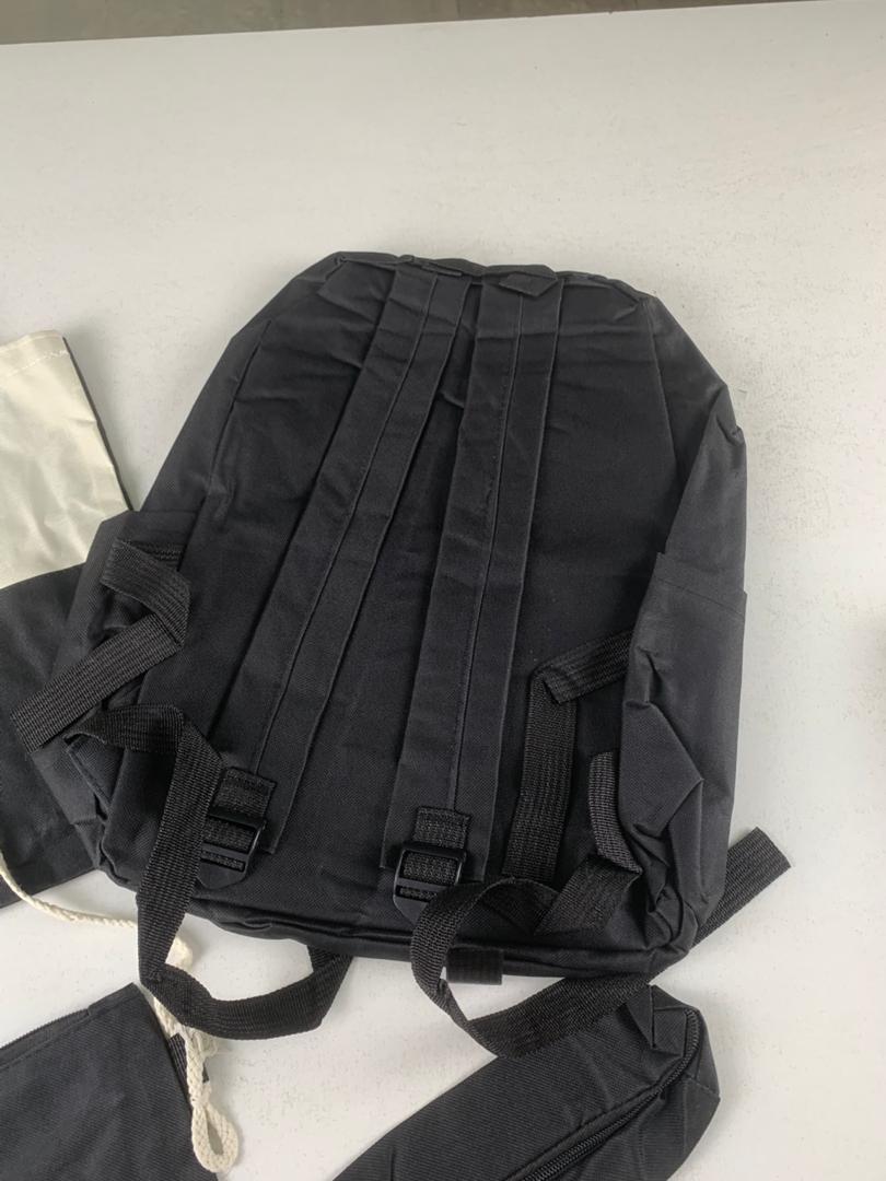 Ensemble de sacs d’école Kawai pour adolescents 4Pcs Guiyu V3 Noir – محفظة 4 قطع كاواي أسود