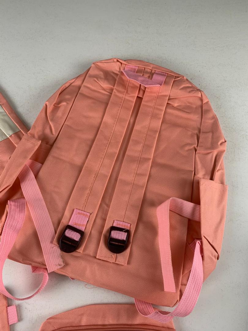 Ensemble de sacs d’école Kawai pour adolescents 4Pcs Guiyu V3 Rose – محفظة 4 قطع كاواي وردي