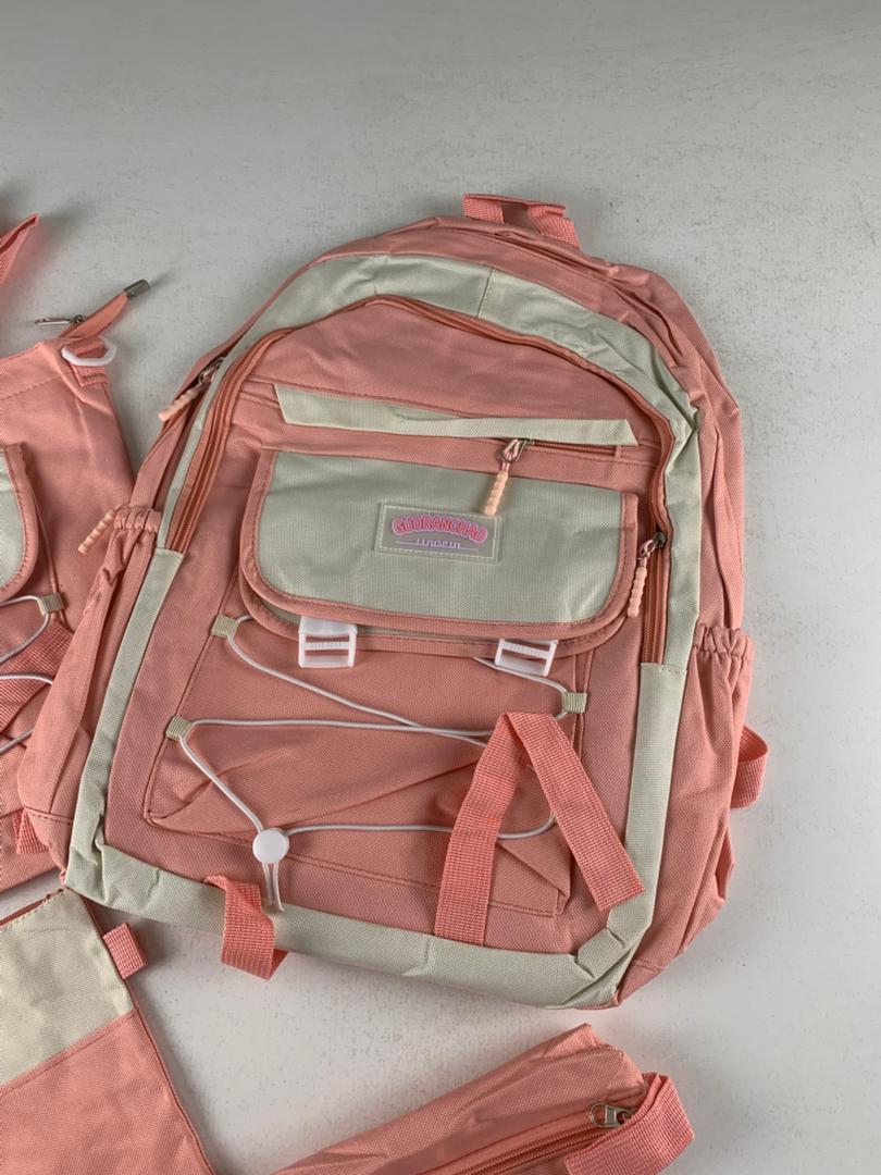 Ensemble de sacs d'école Kawai GUORANCHAO, 4 pièces, rose