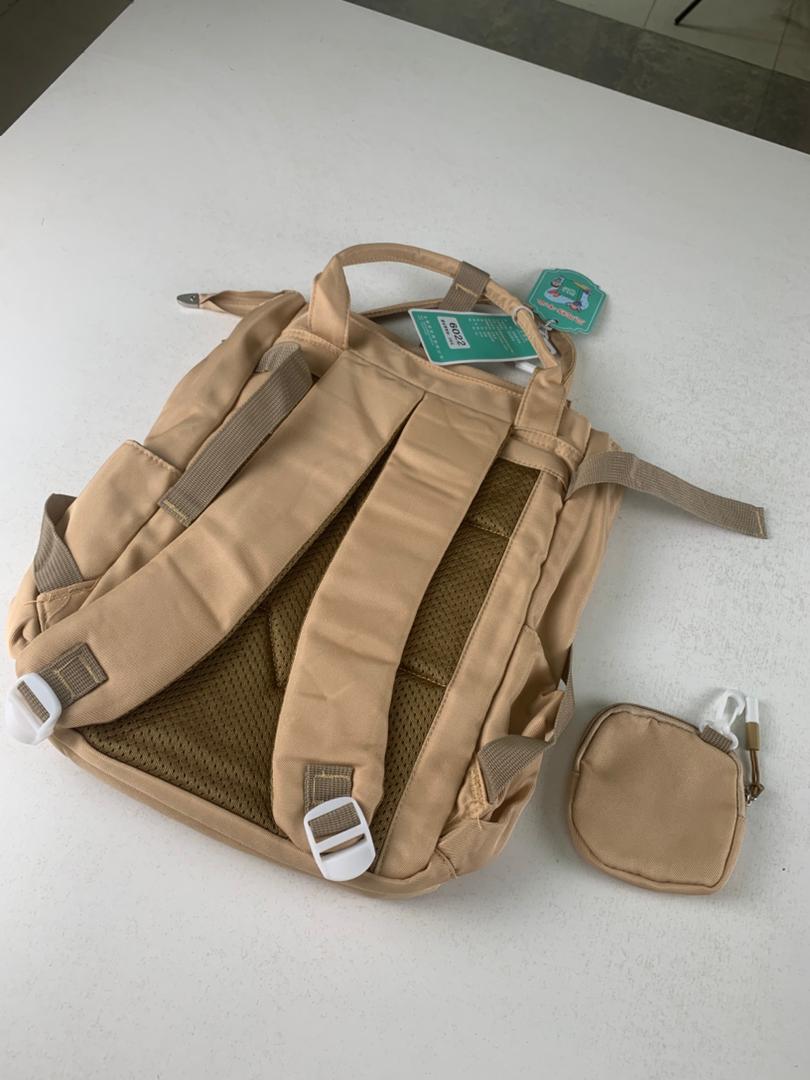 Ensemble de sacs d’école Kawai pour Enfants 2Pcs Avec Pochette Beige – محفظة 2 قطع كاواي مع محفظة صغيرة بيج