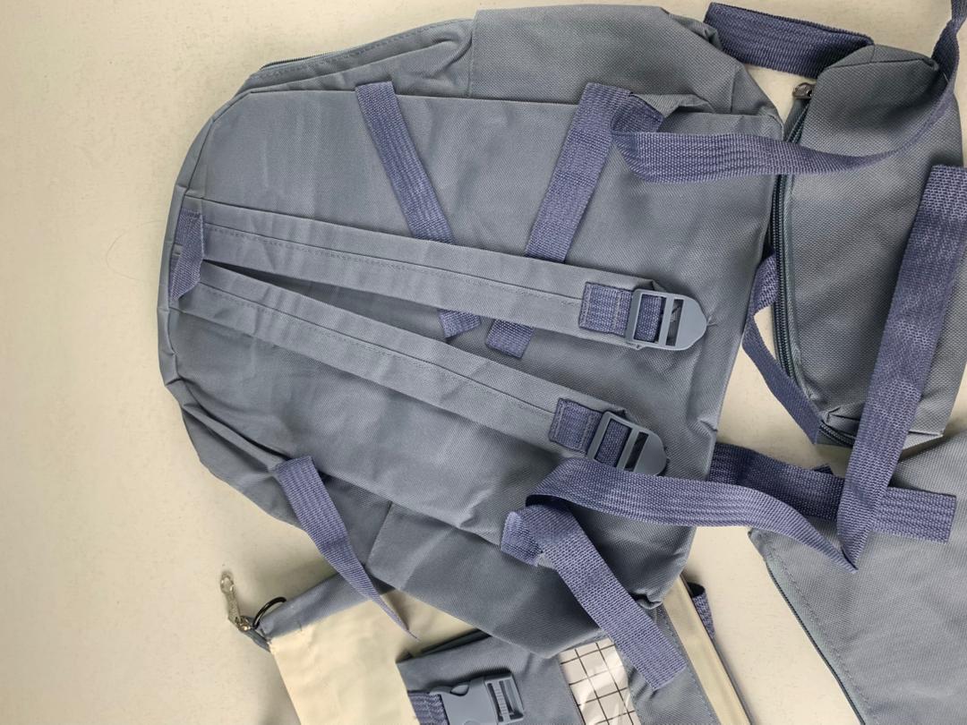 Ensemble de sacs d’école Kawai pour adolescents 4Pcs HAOLIDA V1 Bleu – محفظة 4 قطع كاواي أزرق