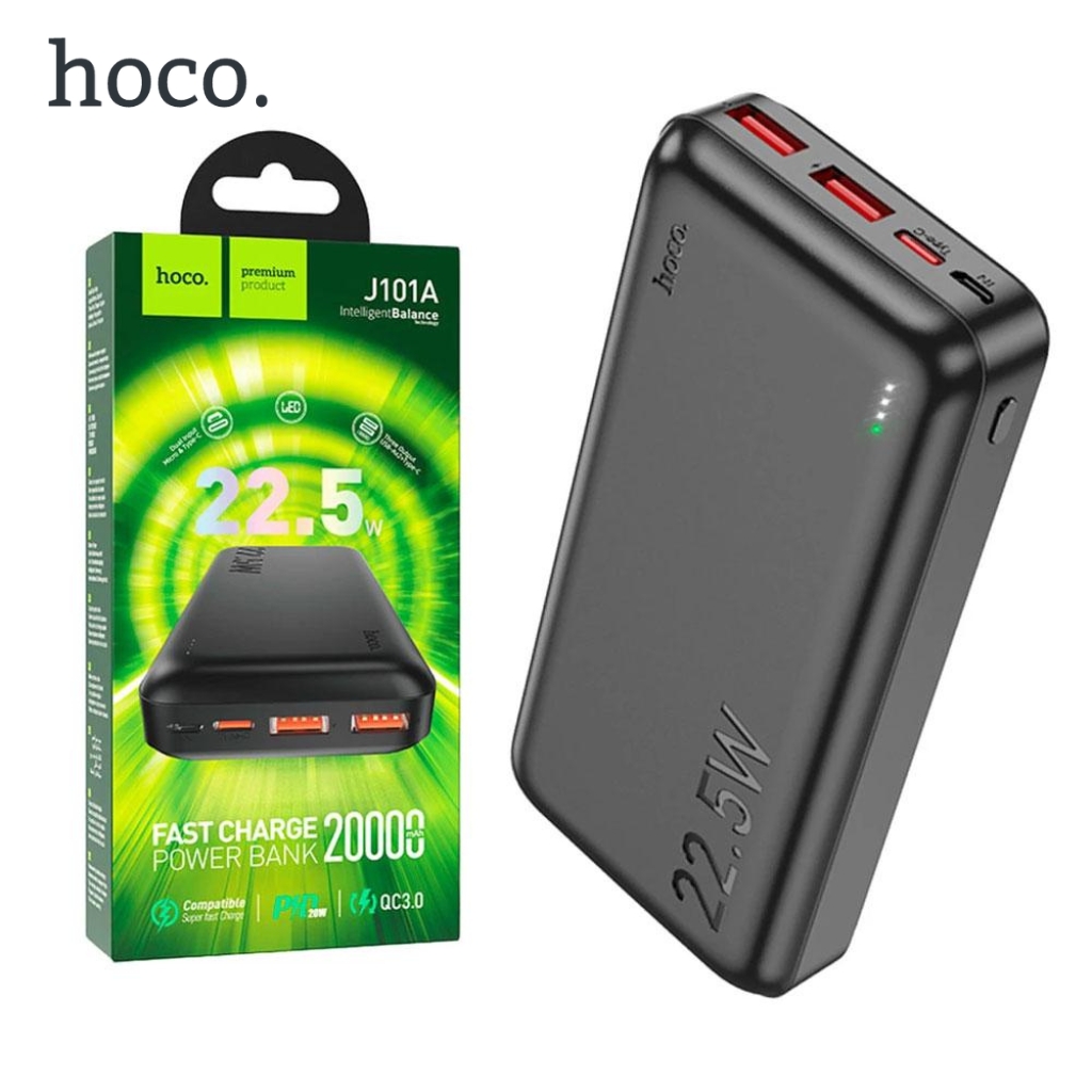 Hoco Power Bank Fast Charge Qc 3.0 20000mAh – J101A