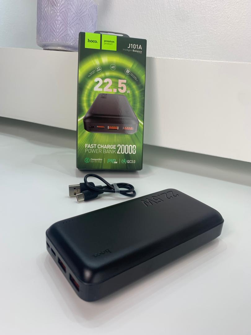 Hoco Power Bank Fast Charge Qc 3.0 20000mAh – J101A