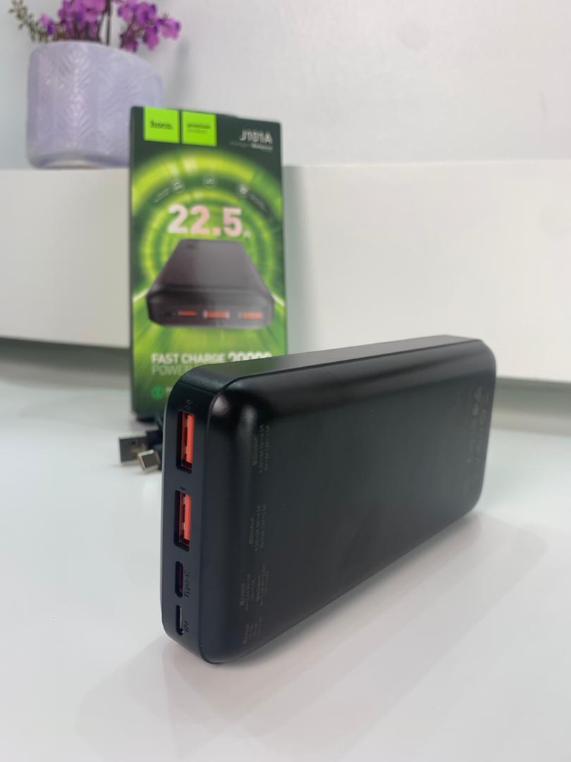 Hoco Power Bank Fast Charge Qc 3.0 20000mAh – J101A