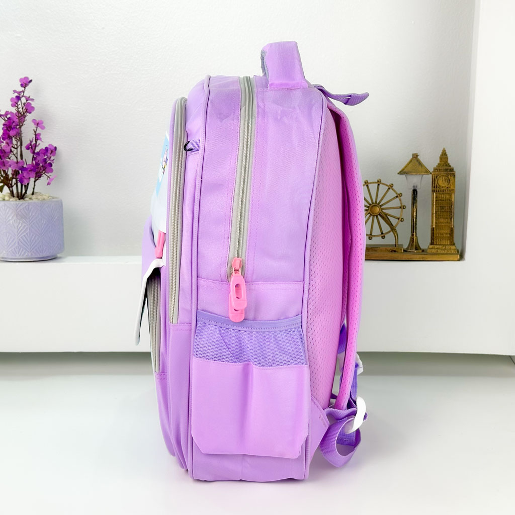 Sac à Dos pour Enfants avec Trousse Assortie 2504 Mauve – حقيبة ظهر مدرسية للأطفال مع مقلمة بنفسجي