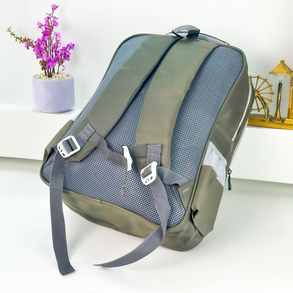 Sac à Dos pour Enfants avec Trousse Assortie 2504 Vert – حقيبة ظهر مدرسية للأطفال مع مقلمة أخضر