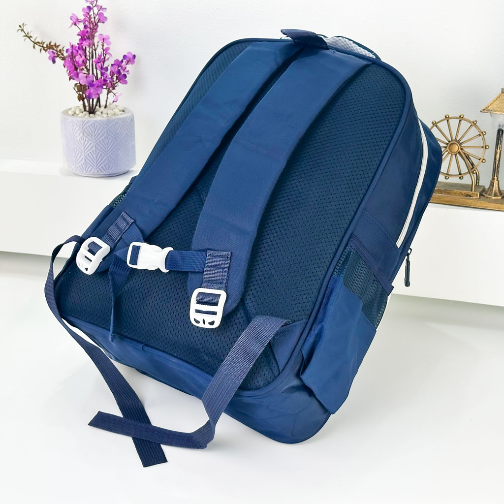 Sac à Dos pour Enfants avec Trousse Assortie 2504 Bleu Nuit – حقيبة ظهر مدرسية للأطفال مع مقلمة أزرق غامق