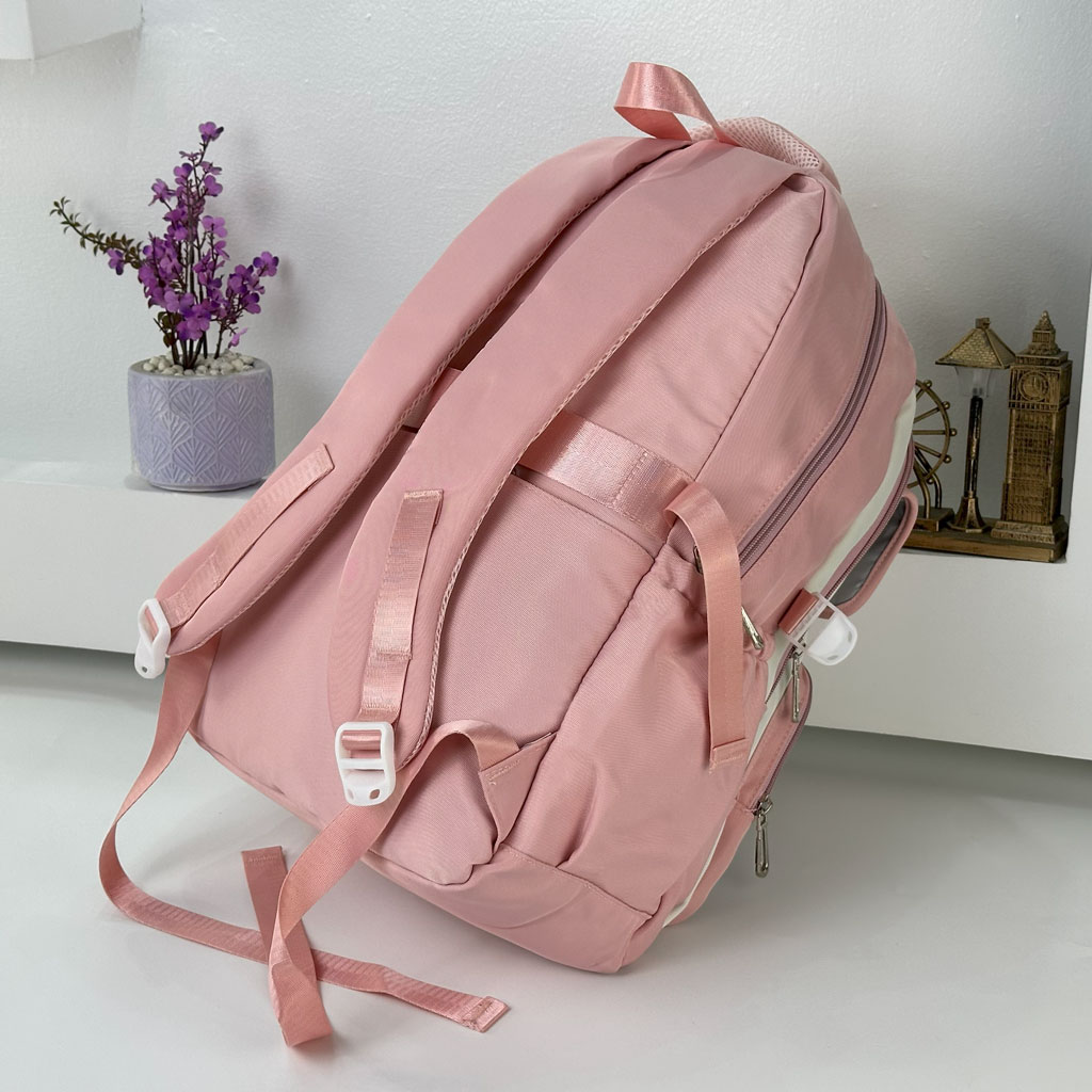Sac à Dos Scolaire pour Enfants Style Kawaii BoShiKai Rose – حقيبة ظهر مدرسية للأطفال وردي