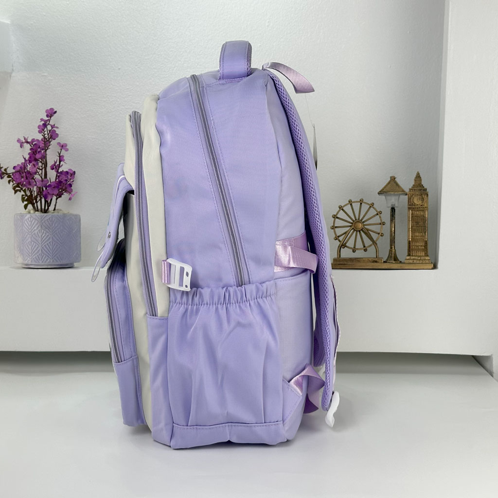 Sac à Dos Scolaire pour Enfants Style Kawaii BoShiKai Mauve – حقيبة ظهر مدرسية للأطفال بنفسجي