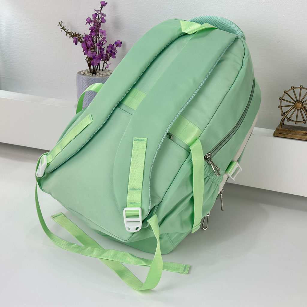 Sac à Dos Scolaire pour Enfants Style Kawaii BoShiKai Vert – حقيبة ظهر مدرسية للأطفال أخضر