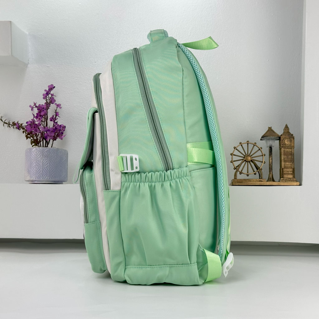 Sac à Dos Scolaire pour Enfants Style Kawaii BoShiKai Vert – حقيبة ظهر مدرسية للأطفال أخضر